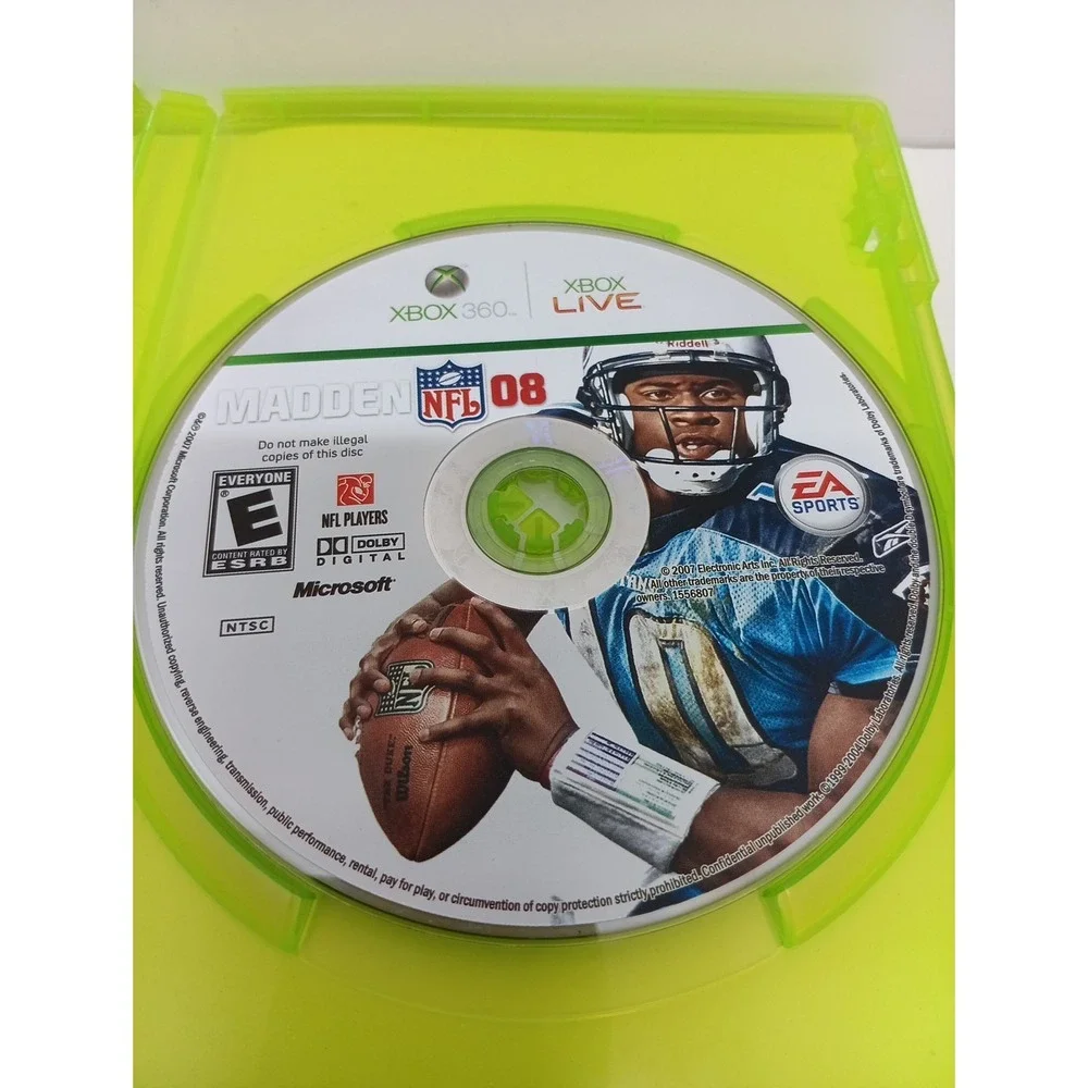 Madden NFL 08 (Microsoft Xbox 360, 2007)